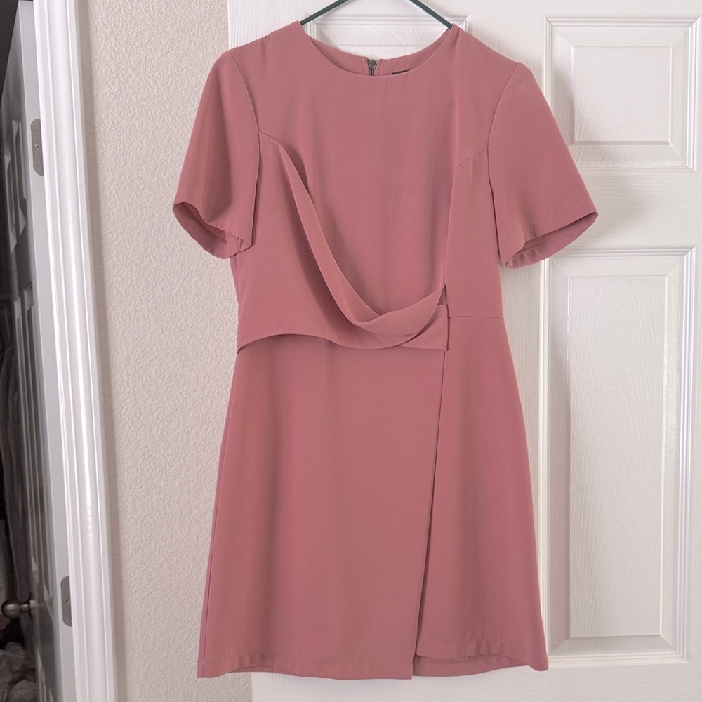 Topshop Blush Rose Pink Mini Dress